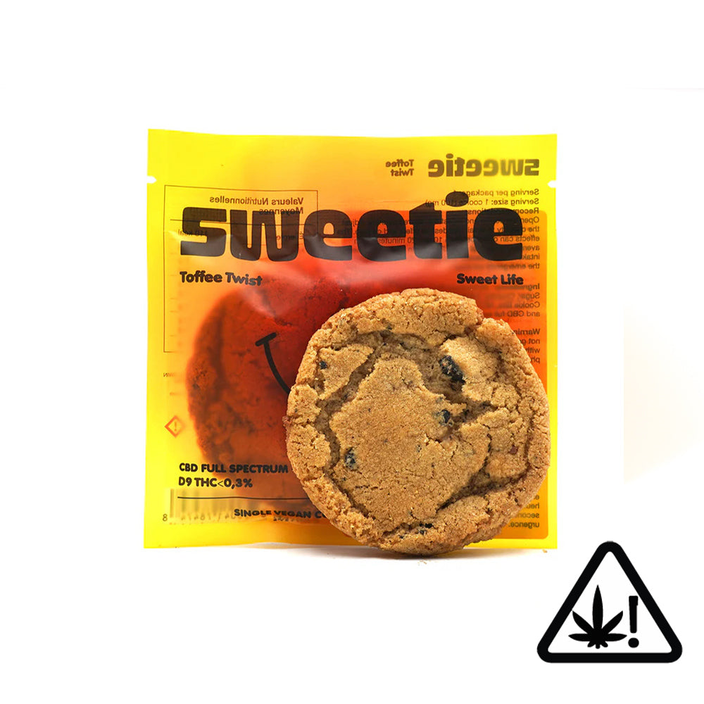 COOKIES THC 100 Mg THC/ CBD - Caramel Toffee Twist PUFFY