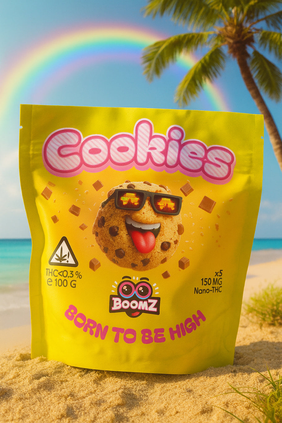 Cookies Boomz edible THC Produit comestible edible infusé en cannabinoïdes 