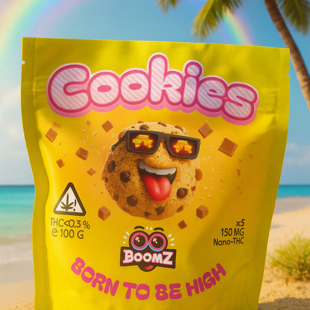 Cookies Boomz edible THC Produit comestible edible infusé en cannabinoïdes 