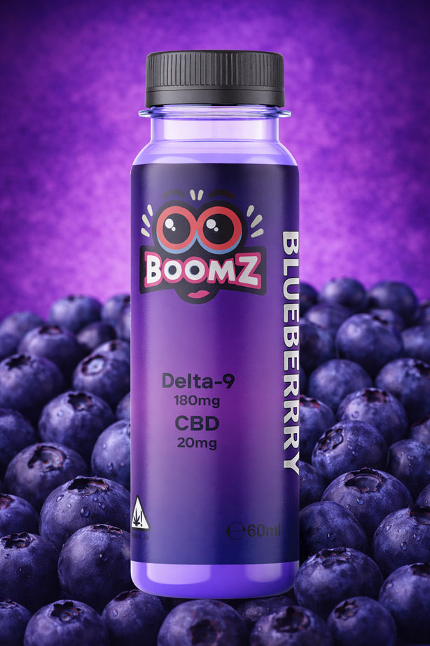 Syrup Delta-9 THC 200mg - Blueberry Boomz Delta-9 Syrup Delta-9 THC 200mg - Blueberry Boomz Delta-9