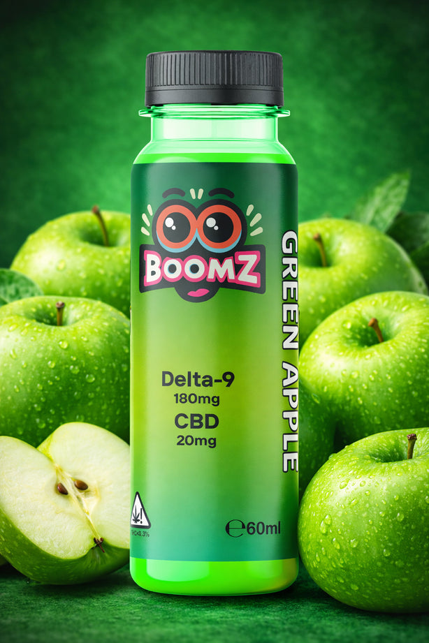 Syrup Delta-9 THC 200mg - Apple Boomz Delta-9 Syrup Delta-9 THC 200mg - Apple Boomz Delta-9