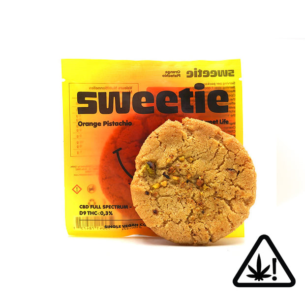 COOKIES THC 100 Mg THC/ CBD - Orange Pistache PUFFY Space-Cookie-THC-Delta9-Delta-9-Puffy-Orange-Pistache
